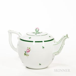 Large Herend Porcelain Teapot