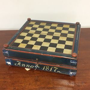 Painted Footed Game Board