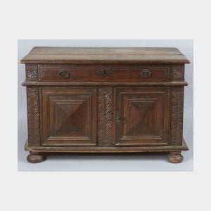 Continental Baroque-style Side Cabinet