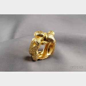 18k Gold Snake Ring, Tiffany & Co.