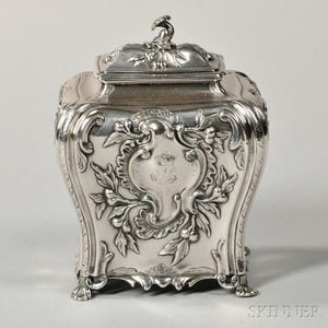 George III Sterling Silver Tea Caddy