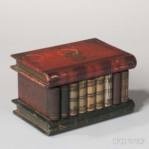 Paint-decorated Book-form Box