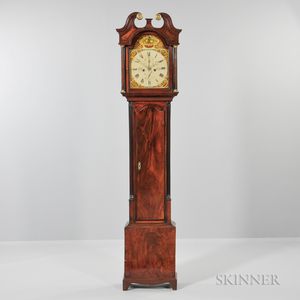 D. Robertson Mahogany Longcase Clock
