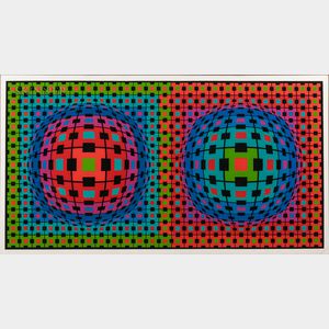 Victor Vasarely (Hungarian/French, 1906-1997) Ionau