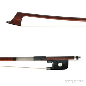 Silver-mounted Violoncello Bow, Anders Halvarson, After F.X. Tourte