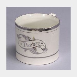 Silver Lustre Porter Mug