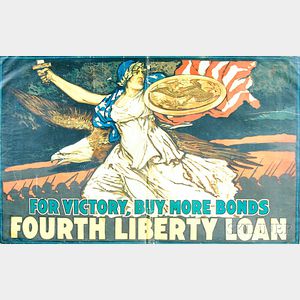 U.S. For Victory, Buy More Bonds - Fourth Liberty Loan WWI Lithograph Poster