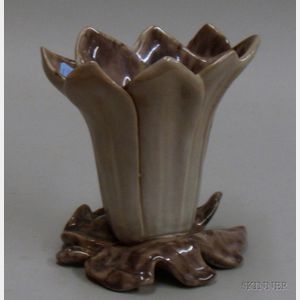 Stangl Pottery Purple Glazed Floriform Vase