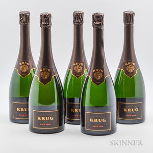 Krug Vintage Brut 1996, 5 bottles
