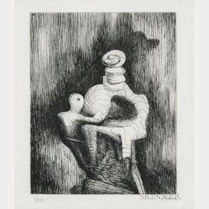 Henry Moore (British, 1898-1986) Mother and Child