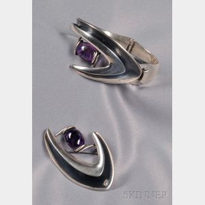 Mexican Silver and Amethyst Suite, Sigi