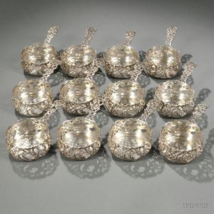 Twelve American Sterling Silver Cups