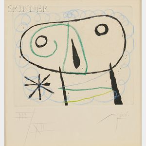 Joan Miró (Spanish, 1893-1983) Image from SUITE: LA BAGUE D'AURORE