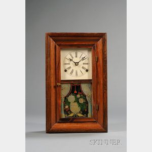 Rosewood Miniature Ogee Clock by Smith & Goodrich
