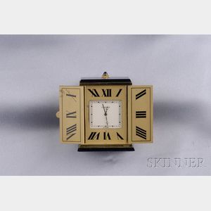 Onyx Travel Clock, Must de Cartier