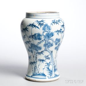 Blue and White Meiping Jar