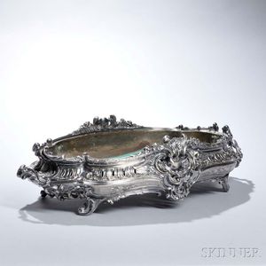 Continental Silver-plate Rococo-style Center Bowl