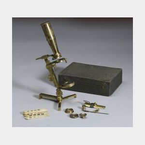 Folding Microscope by Gilbert & Sons