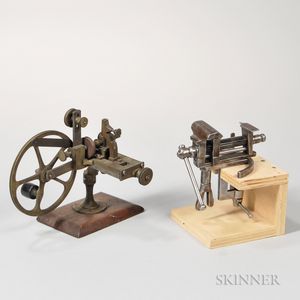 19th Century Rounding-up Tool and a Bench Vise