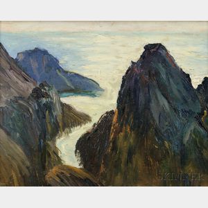 Milton Avery (American, 1885-1965) Rock Bound Coast