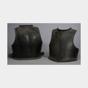Black Breast Plate and Back Plate Armor