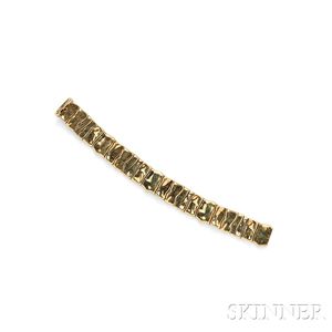 18kt "Gold Bark" Bracelet, Elizabeth Gage