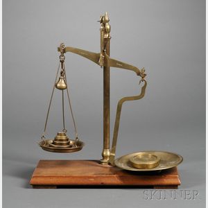 Brass Balance Scale by W. & T. Avery, Ltd.