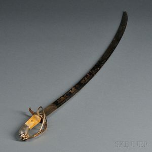 Silver-hilt Sword with Lion Pommel