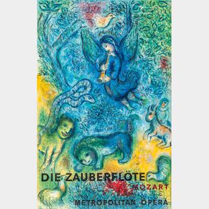 After Marc Chagall (Russian/French, 1887-1985) Die Zauberflöte/Mozart/Metropolitan Opera