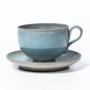 Edwin and Mary Scheier Studio Pottery Cup and Saucer