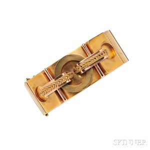Victorian Bicolor Gold Bracelet