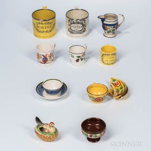 Eleven Ceramic Table Items