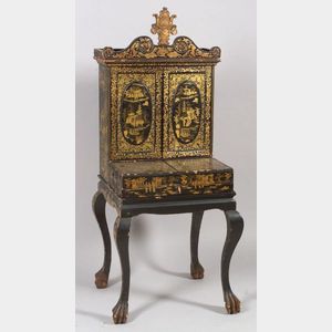 Chinese Lacquer Lady's Dressing Table