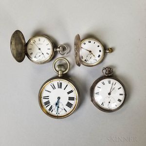 Four Early Pocket Watches