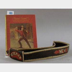 Leather Fireman's Belt and a Limited Edition History of Fire Fighting Book