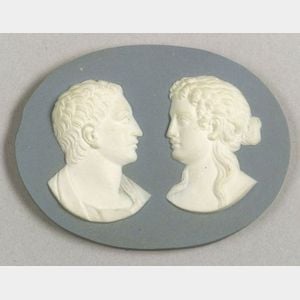 Wedgwood & Bentley Double Portrait Medallion
