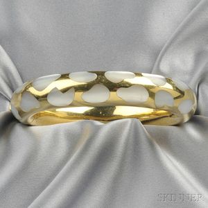 18kt Gold and Mother-of-pearl Bracelet, Tiffany & Co.