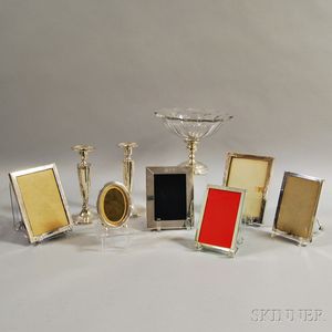 Group of Mostly Sterling Silver Tableware and Accessories