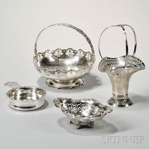 Four Pieces of Sterling Silver Hollowware