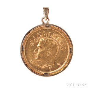 14kt Gold Coin Pendant