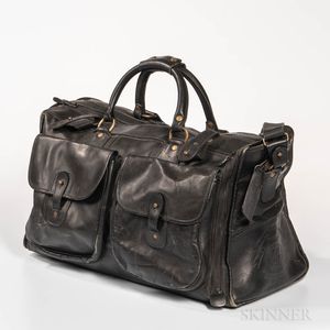 Black Leather Marley Hodgson Ghurka Bag