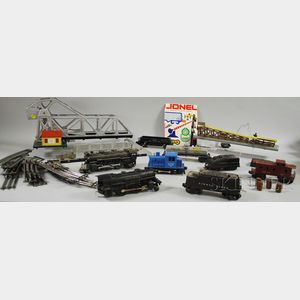Group of Lionel Trains and Accessories