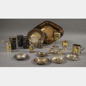 Approximately Eighteen Pieces of Silver Tableware
