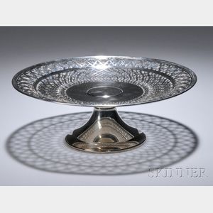 Tiffany & Co. Reticulated Sterling Silver Footed Tazza