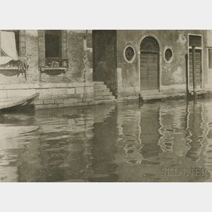 Alfred Stieglitz (American, 1864-1946) Reflections, Venice