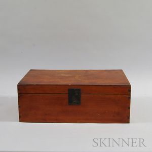 Pine Flat-top Document Box