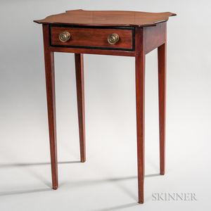 Federal Serpentine-top One-drawer Stand