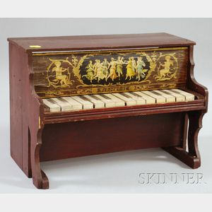 Three Games and a Lithographed Schoenhut Toy Piano