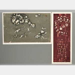 Two Joichi Hoshi (1913-1979) Woodblock Prints