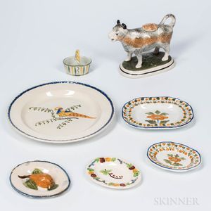 Seven Pearlware Items